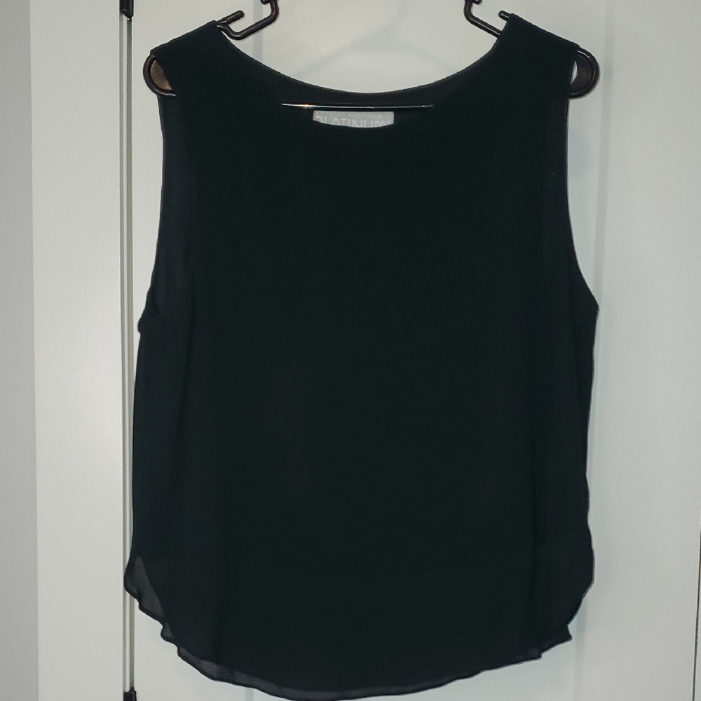 Chic Black Sleeveless Tank Top